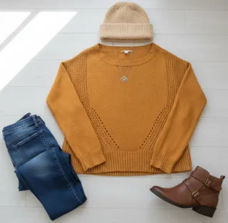 Jersey Aéropostale - Punto Calado - Talla S