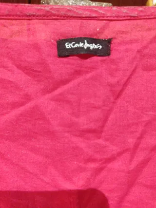 Pareo rosa con pompones