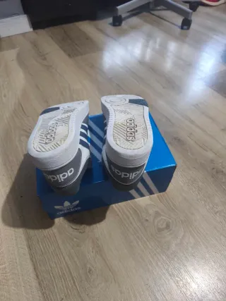 Adidas Bambas Gris/Blanco Talla 39.5