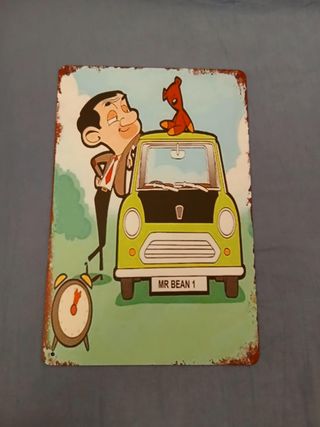 Targa da parete Mr. Bean