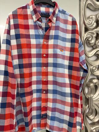 Camisa SPAGNOLO cuadros multicolor hombre