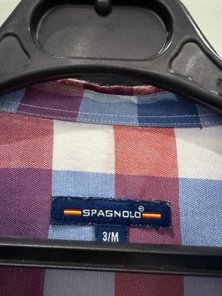 Camisa SPAGNOLO cuadros multicolor hombre