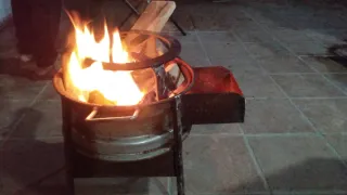 Brasero metallico artigianale