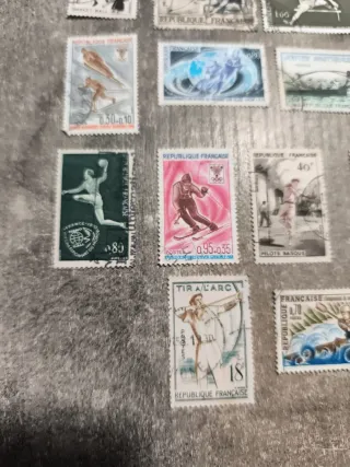Lote Sellos Francia Deportes