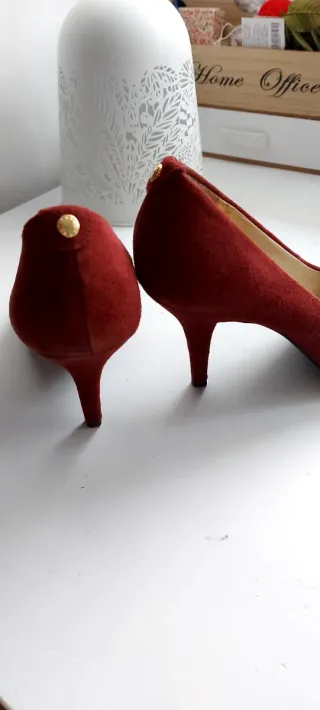 Zapatos Michael Kors tacón granates