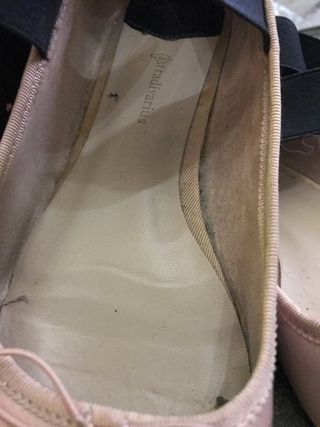 Manoletinas ballet con cintas negras