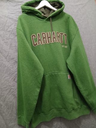 carhartt hoodie size XL green