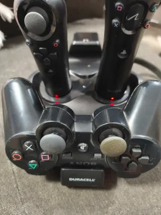 Base Carga PS3 Move + Mando DualShock 3