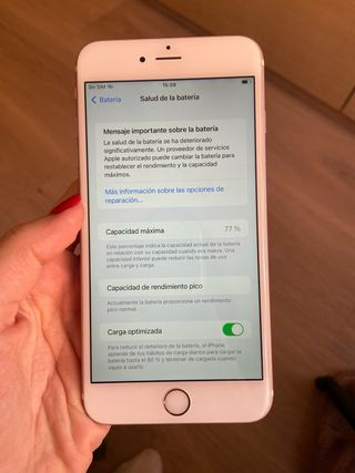 iPhone 6 S Plus Rose Gold 32 GB + cargador y funda