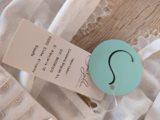 Bralette encaje blanco talla 2XL