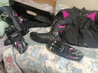 Chaqueta y Botas Alpinestar Talla39 (Usadas 1 día)