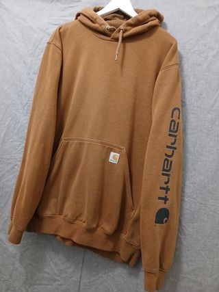 carhartt hoodie size M brown