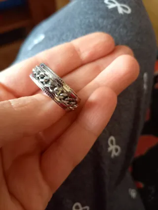 Anillo Acero Eslabones