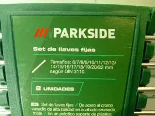 Set 8 Llaves Fijas PARKSIDE