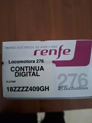Locomotora Renfe 276 H0 Electrotren DCC