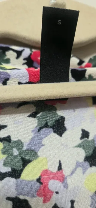 Vestido camisero estampado floral