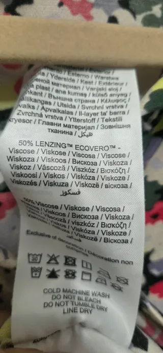 Vestido camisero estampado floral