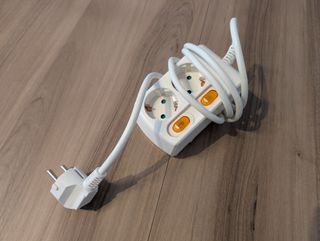 Regleta doble con interruptores individuales