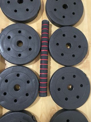 Set Mancuernas Ajustables 40kg (2x20kg)