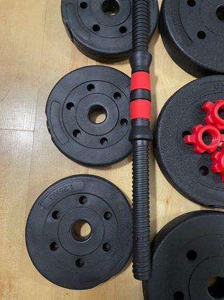 Set Mancuernas Ajustables 40kg (2x20kg)