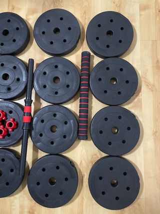 Set Mancuernas Ajustables 40kg (2x20kg)