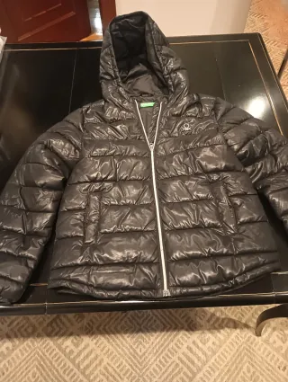 Plumífero United Colors of Benetton Negro