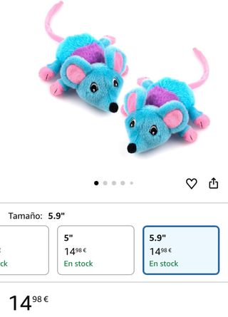 Ratón Juguete Chiwava Azul