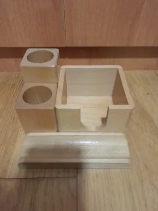 Organizador de escritorio de madera