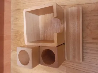 Organizador de escritorio de madera