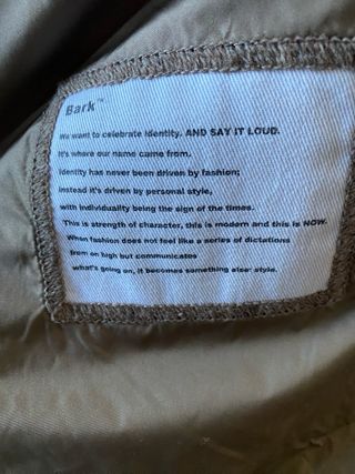 Parka Lana Bark Mujer Talla L Azul