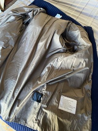 Parka Lana Bark Mujer Talla L Azul