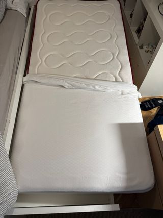 Cama nido robusta con 2 colchones 2 m de larga