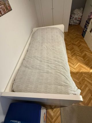 Cama nido robusta con 2 colchones 2 m de larga