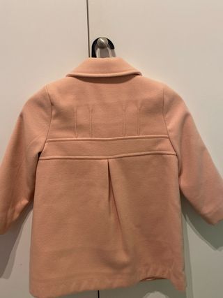 Abrigo rosa paño 36 meses Amaya