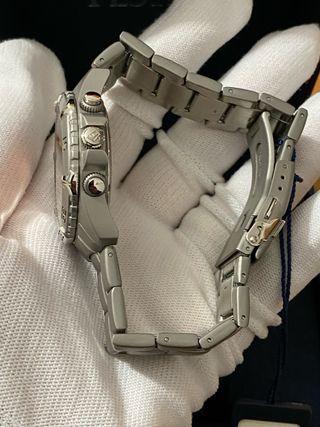 Orologio Festina Chrono Arancione Argento Nuovo