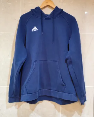 Sudadera Adidas con capucha azul