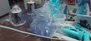 Affetta verdure e tritacarne a manovella