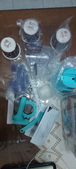 Affetta verdure e tritacarne a manovella