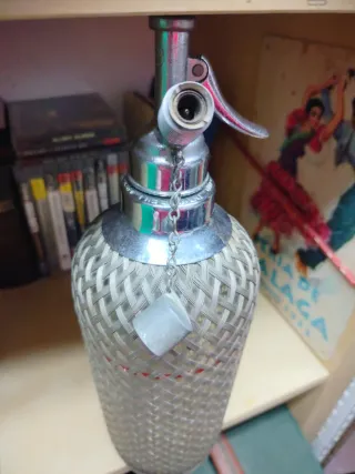 Sifón inglés vintage