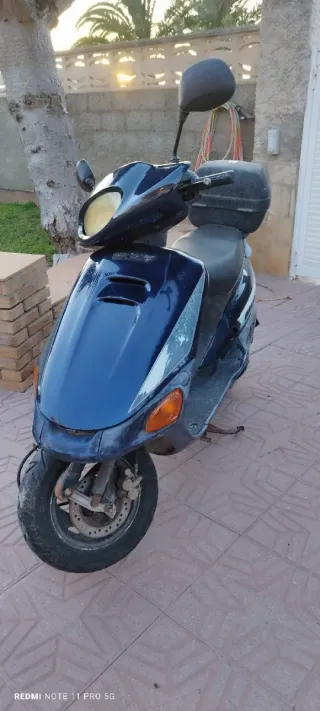 Scooter 100cc Automática Azul