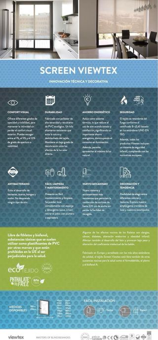 Tende avvolgibili termiche screen 1%