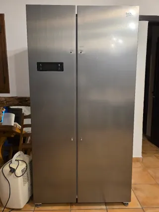 Nevera Americana Acero Inoxidable