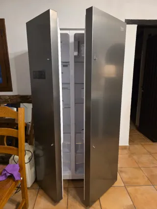 Nevera Americana Acero Inoxidable