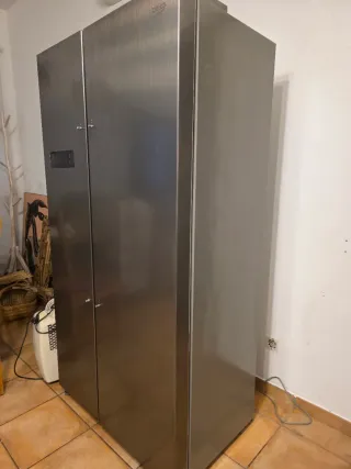 Nevera Americana Acero Inoxidable