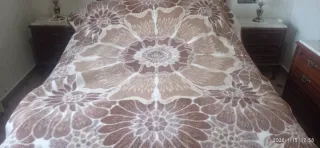Manta  con estampado floral