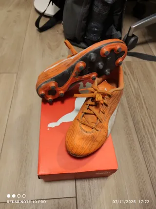 Botas de fútbol Puma Naranja N35