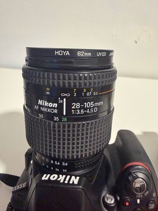 Nikon D3300 + objetivos 18-105mm y 28-105mm