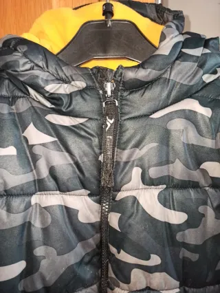 Abrigo niño T8 camuflaje naranja