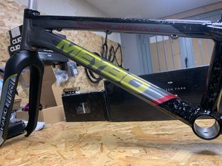 BMX Cuadro y horquilla carbono BMX race Pro XL