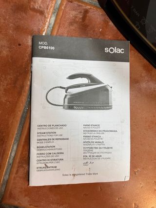 Centro de planchado Solac CPB6100